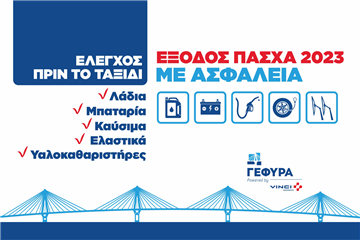 Έξοδος Πάσχα 2023 H ΓΕΦΥΡΑ παρέχει χρήσιμες συμβουλές στους οδηγούς