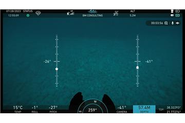 Completion of the third underwater inspection of the pillars of the bridge