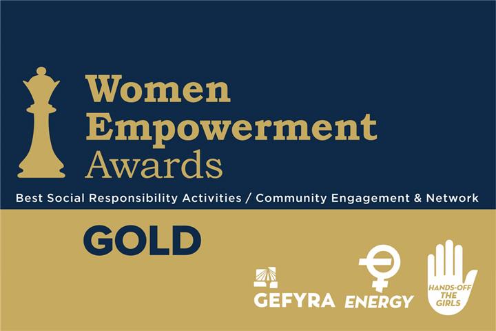 GOLD for GEFYRA at the Women Empowerment Awards